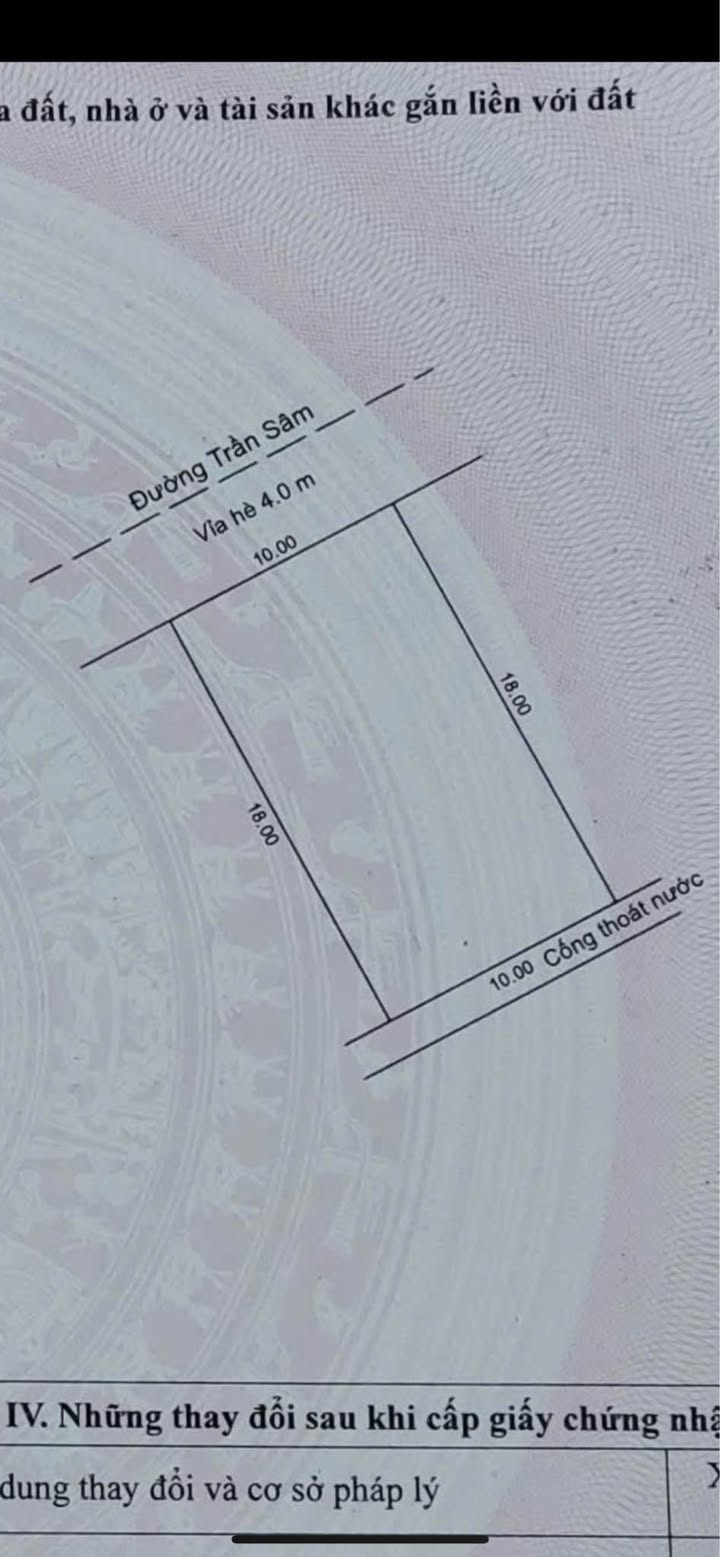 Đất Mặt Tiền Trần Sâm, Sơn Trà, Đà Nẵng - 180m² Giá 14 Tỷ Chính Chủ