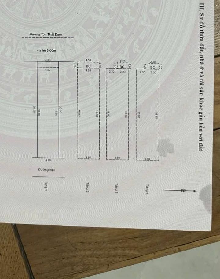 Nhà Phố 4 Tầng Tôn Thất Đạm, Đà Nẵng 90m² - Mặt tiền kinh doanh!