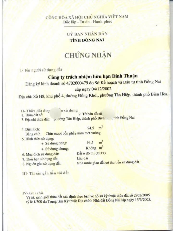 Nhà Phố Tân Hiệp, Biên Hòa 95m² giá 7 tỷ - Mặt tiền kinh doanh đắc địa!