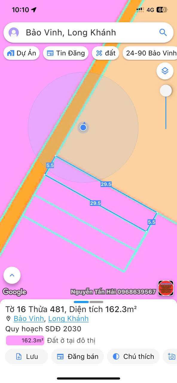 Đất Nền Sổ Riêng 850 Triệu - Phường Bảo Vinh, TP. Long Khánh, Đồng Nai