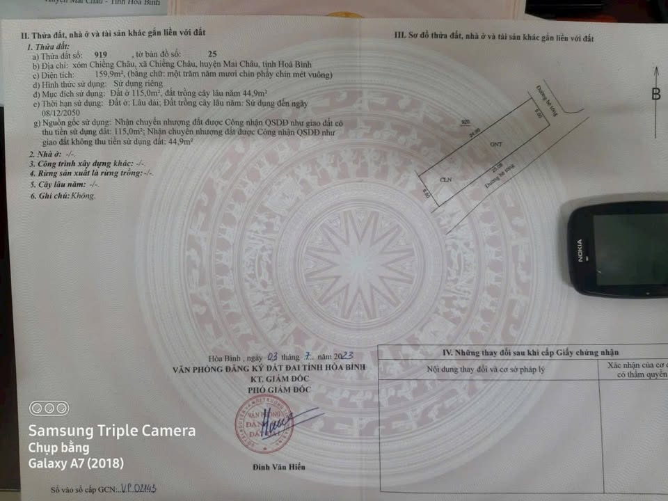 Đất nền Thị trấn Mai Châu 159.9m² - Tiềm năng tăng giá vượt trội!