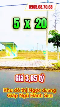 Đất nền Ngọc Dương Ngũ Hành Sơn 100m² giá 3,55 tỷ - Tiềm năng tăng giá