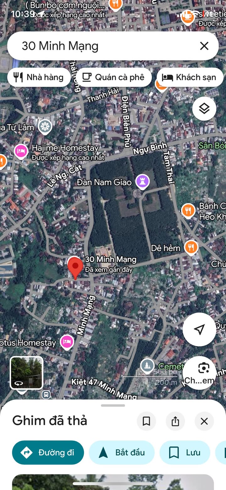 Đất nền Kiệt 30 Minh Mạng, TP Huế 101m² - Pháp lý rõ ràng