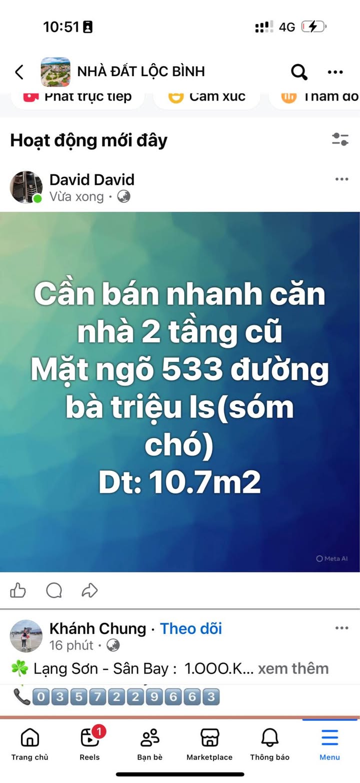 Nhà riêng Ngõ 533 Bà Triệu Hoàn Kiếm 10.7m² - Chính chủ bán