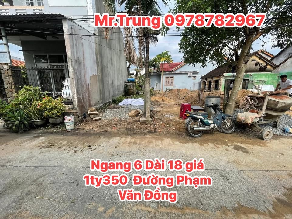 Đất Mặt tiền Phạm Văn Đồng, Tuy Hoà 108m² - Sổ đỏ chính chủ!