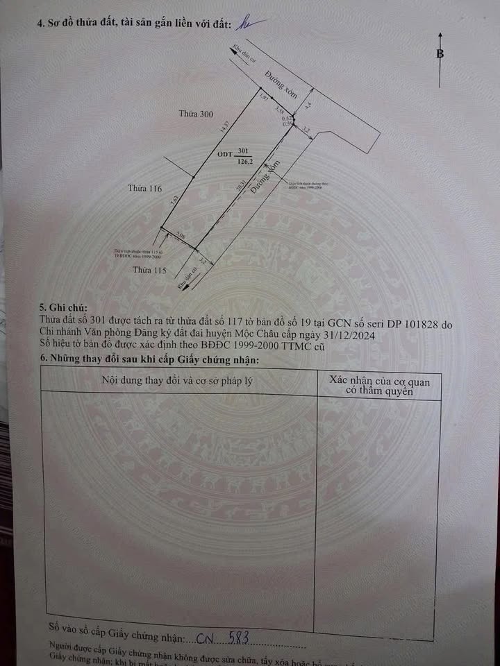 Đất Lô Góc 126m² Phường Mộc Châu, Mai Châu - Sổ Đỏ, Giá 2.55 Tỷ