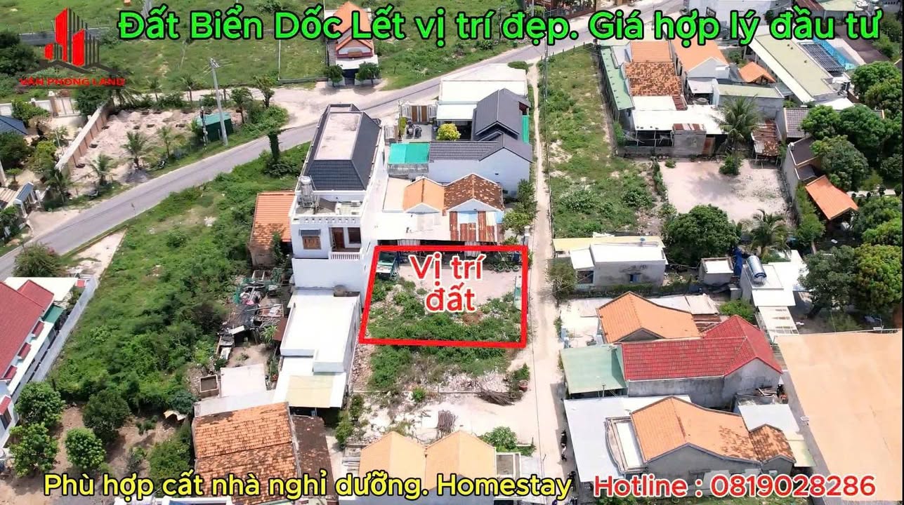 Đất nền Dốc Lết Ninh Hòa 196m² giá 3 tỷ - Sổ đỏ chính chủ!