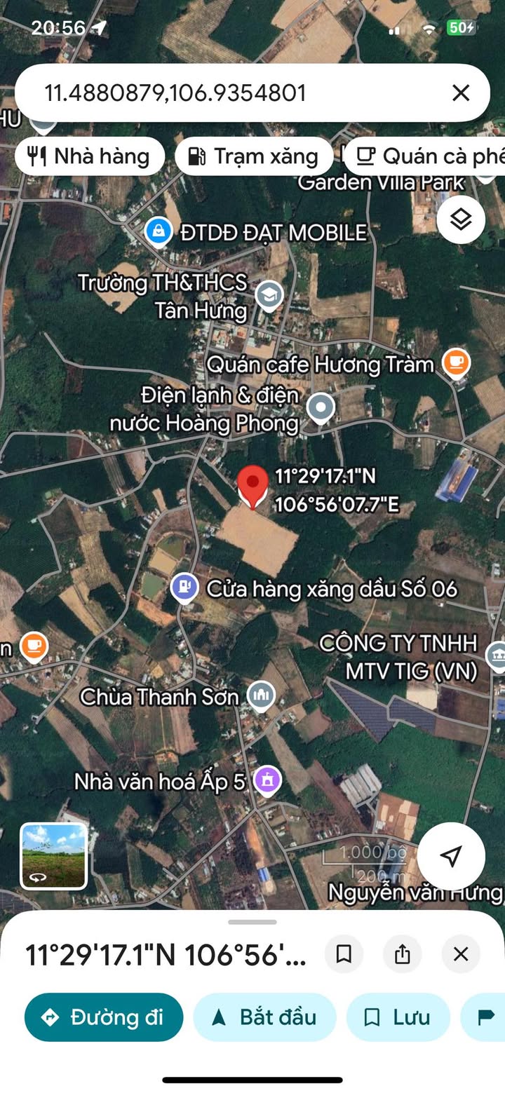 Bán Đất Nền 190m² Đồng Phú, Bình Phước - Sổ Hồng 100m² Thổ Cư