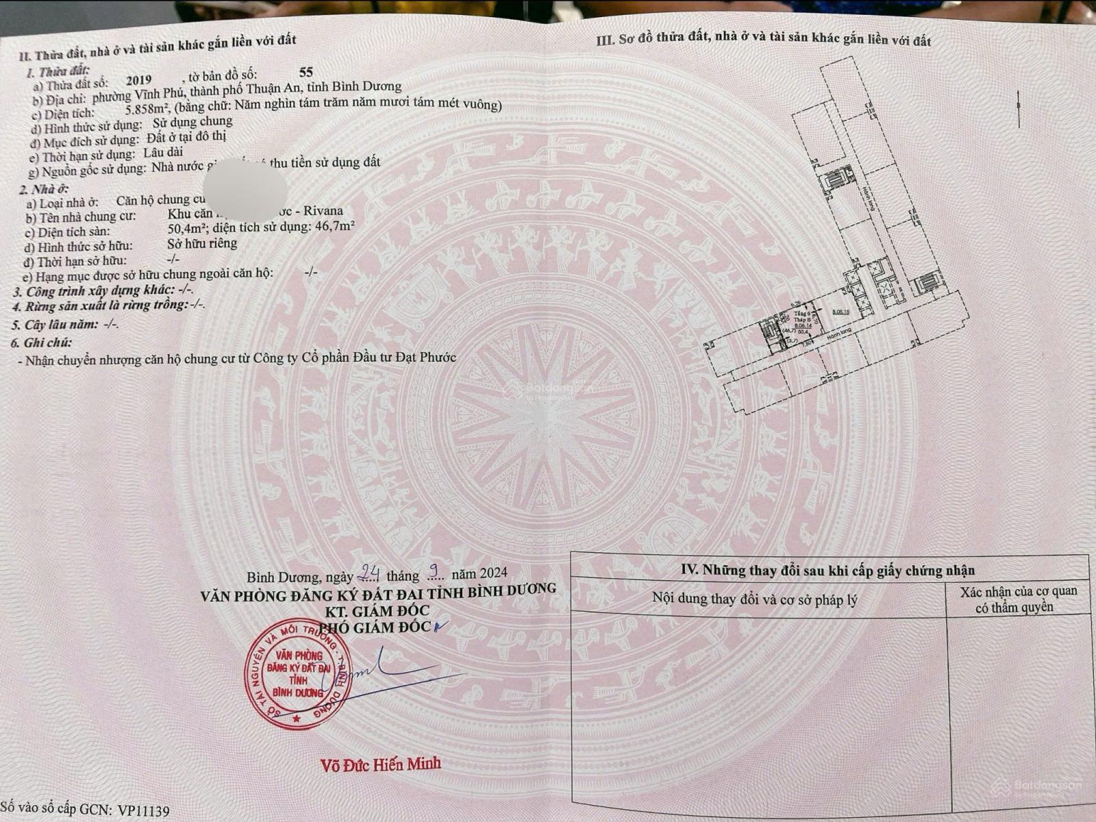 Căn hộ The Rivana Thuận An 73m² 3.1 tỷ - View đẹp, an ninh 24/7!