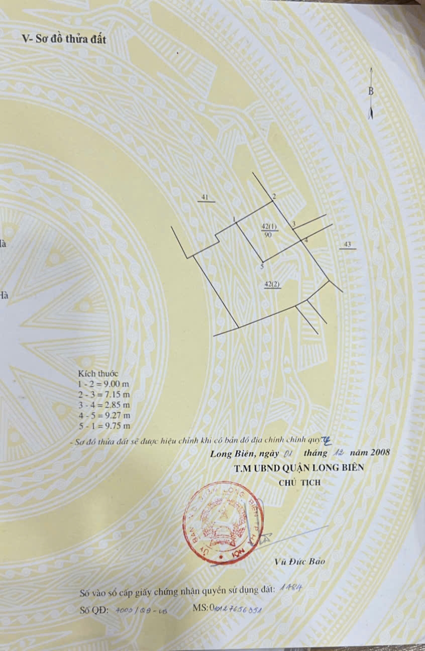 Bán Đất Thổ Cư 90m² Phường Phúc Đồng, Long Biên - Sổ Đỏ Riêng, Ô Tô Tận Nơi