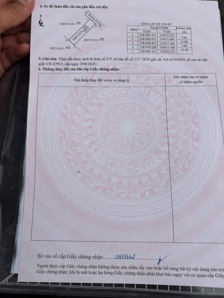 Đất nền Móng Cái 105m² - Sổ đỏ chính chủ, tiềm năng đầu tư!