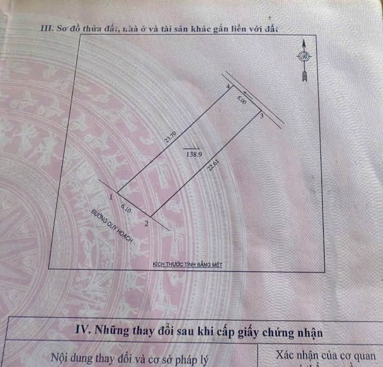 Bán đất đấu giá Phường Hưng Lộc, TP Vinh 139m² - Sổ đỏ sẵn sàng