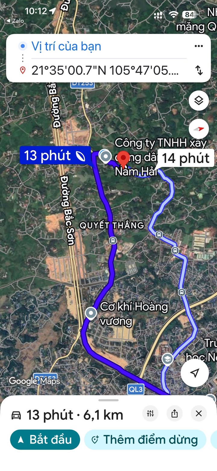 Đất Vườn Thịnh Đán, Thái Nguyên 6894m² – Sổ đỏ chính chủ, tiềm năng cực lớn!