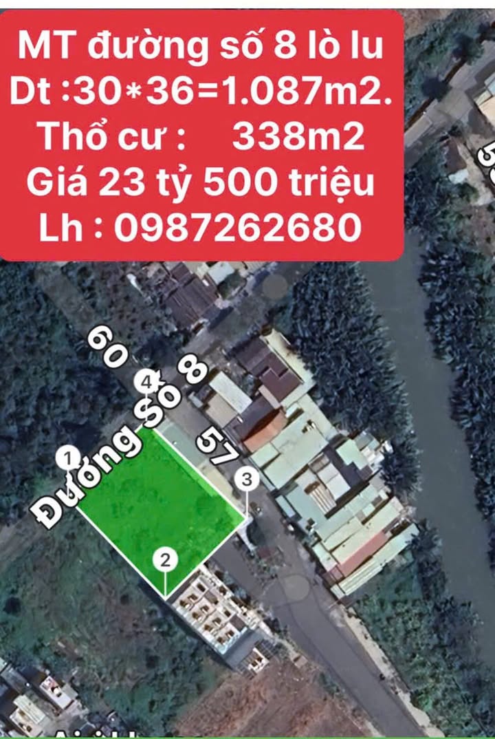 Đất nền Quận 9 1075m² giá 23.5 tỷ - Tiềm năng tăng giá vượt trội!