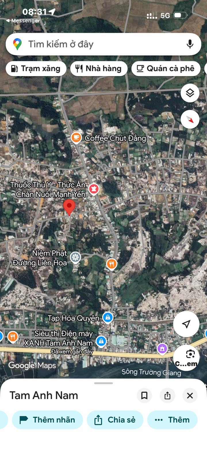 Đất nền 352m² Tam Anh Nam, Núi Thành - Giá 1.1 tỷ, Sát Trục Chính