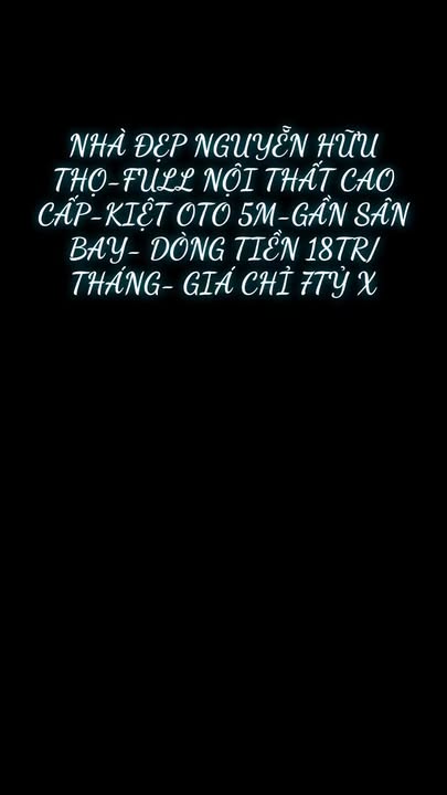 Nhà riêng Nguyễn Hữu Thọ 71m² - Ô tô vào tận nhà, full nội thất!