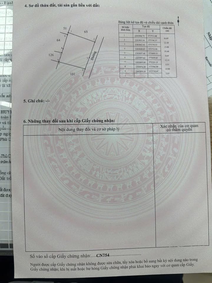 Đất Nền 1425m² Tống Chân, Phù Cừ, Hưng Yên - Giá 15 Tỷ