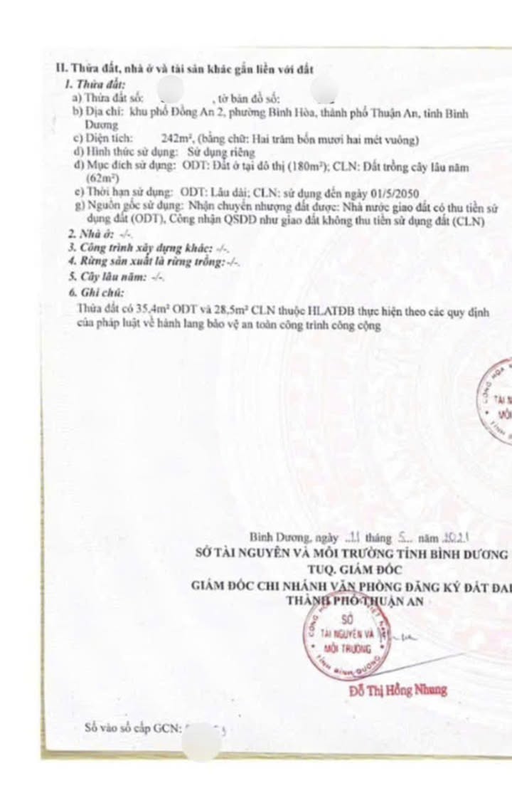 Đất nền Bình Tân 242m² giá 5.2 tỷ - Tiềm năng tăng giá vượt trội!