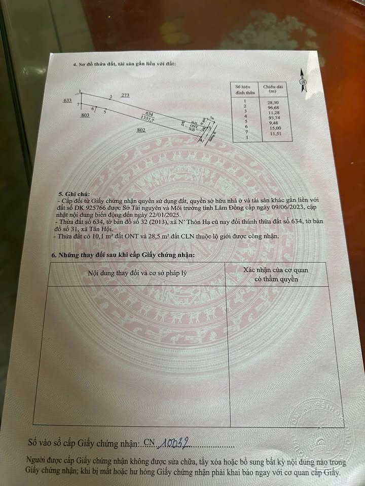 Bán Gấp Đất Nền 1337m² Xã Tân Hội, Đức Trọng - Sổ Sẵn, Giá Tốt