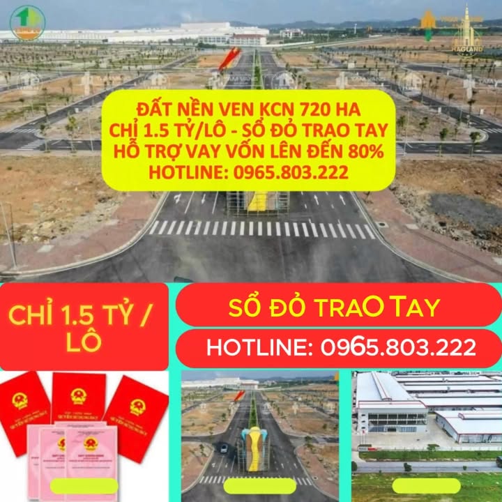 Đất nền QL18 Chí Linh 70m² 1.5 tỷ - Sổ đỏ chính chủ