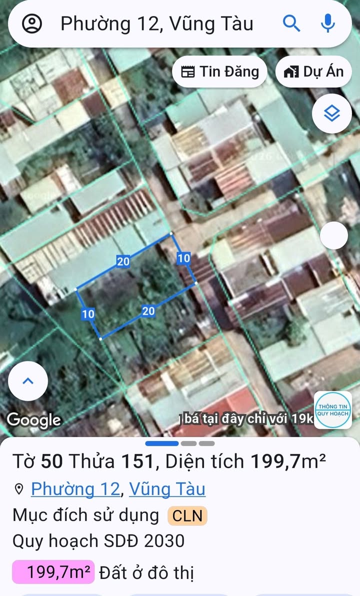 Đất nền 200m² Vũng Tàu Hẻm Nguyễn Gia Thiều - Sổ đỏ chính chủ