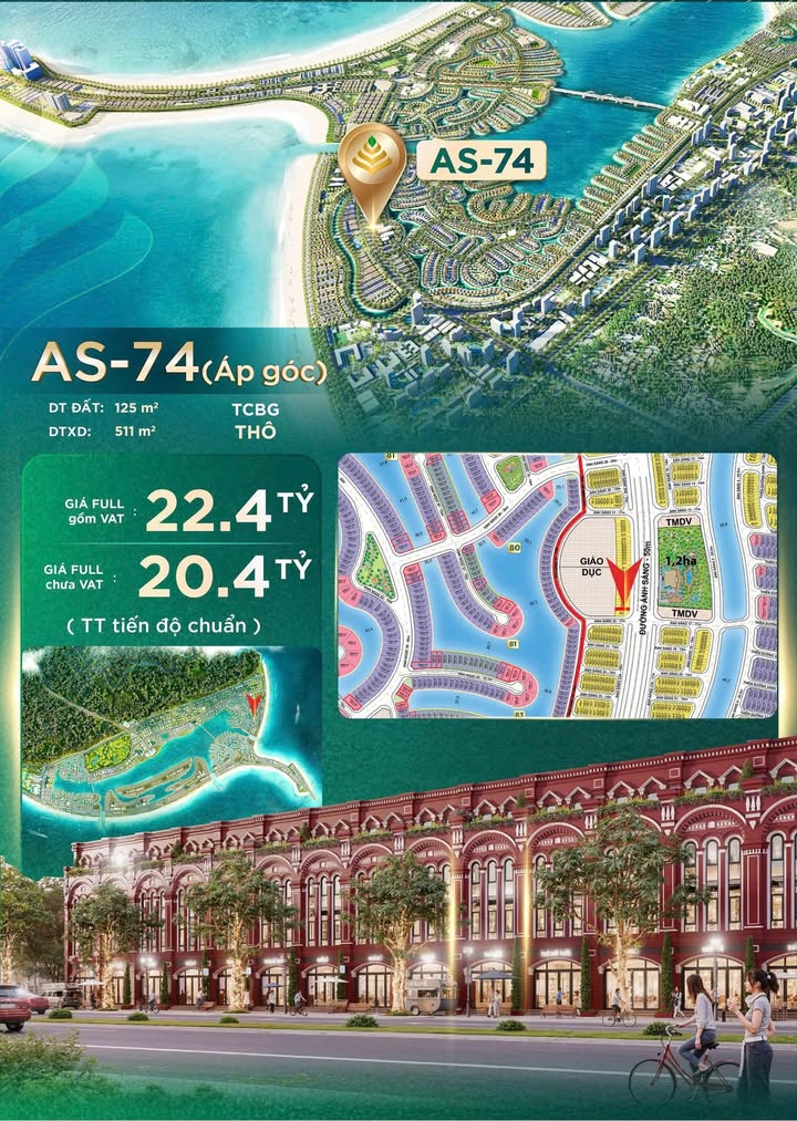 Mặt Tiền Kinh Doanh Cosmo Bay Cần Giờ - Đại Lộ 50m, Dòng Tiền Ổn Định