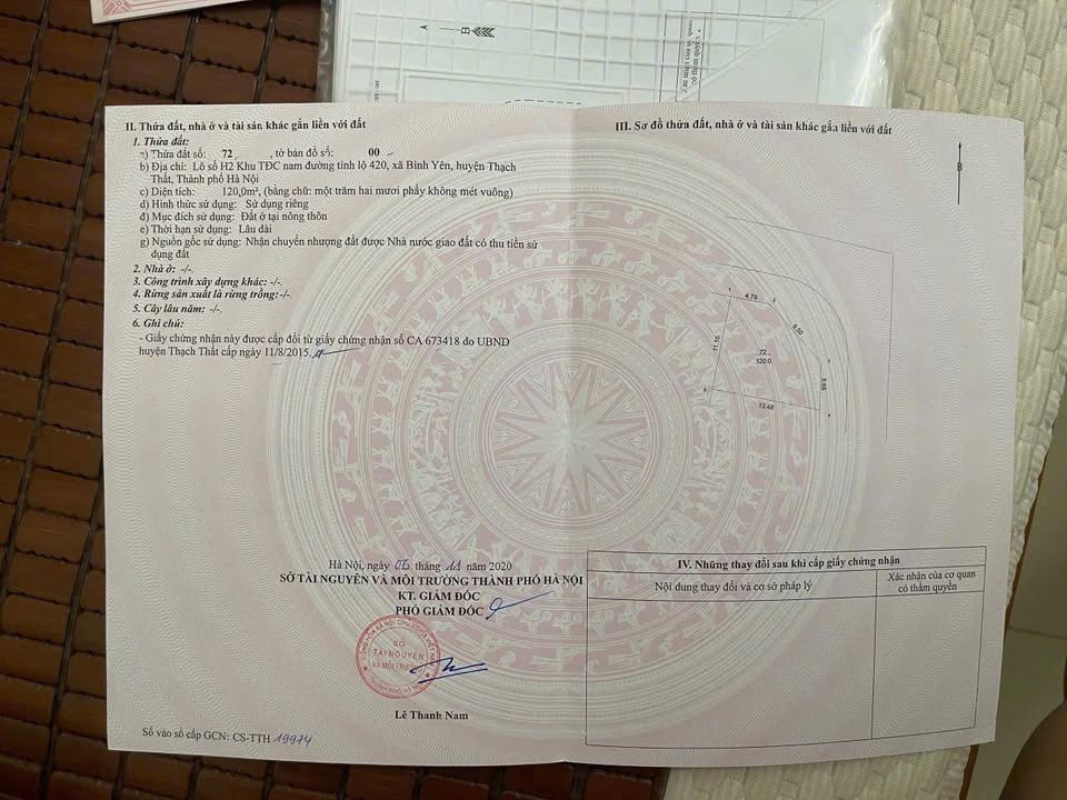 Đất Tái Định Cư Bình Yên - Lô Góc 120m² Giá Đầu Tư 6 Tỷ