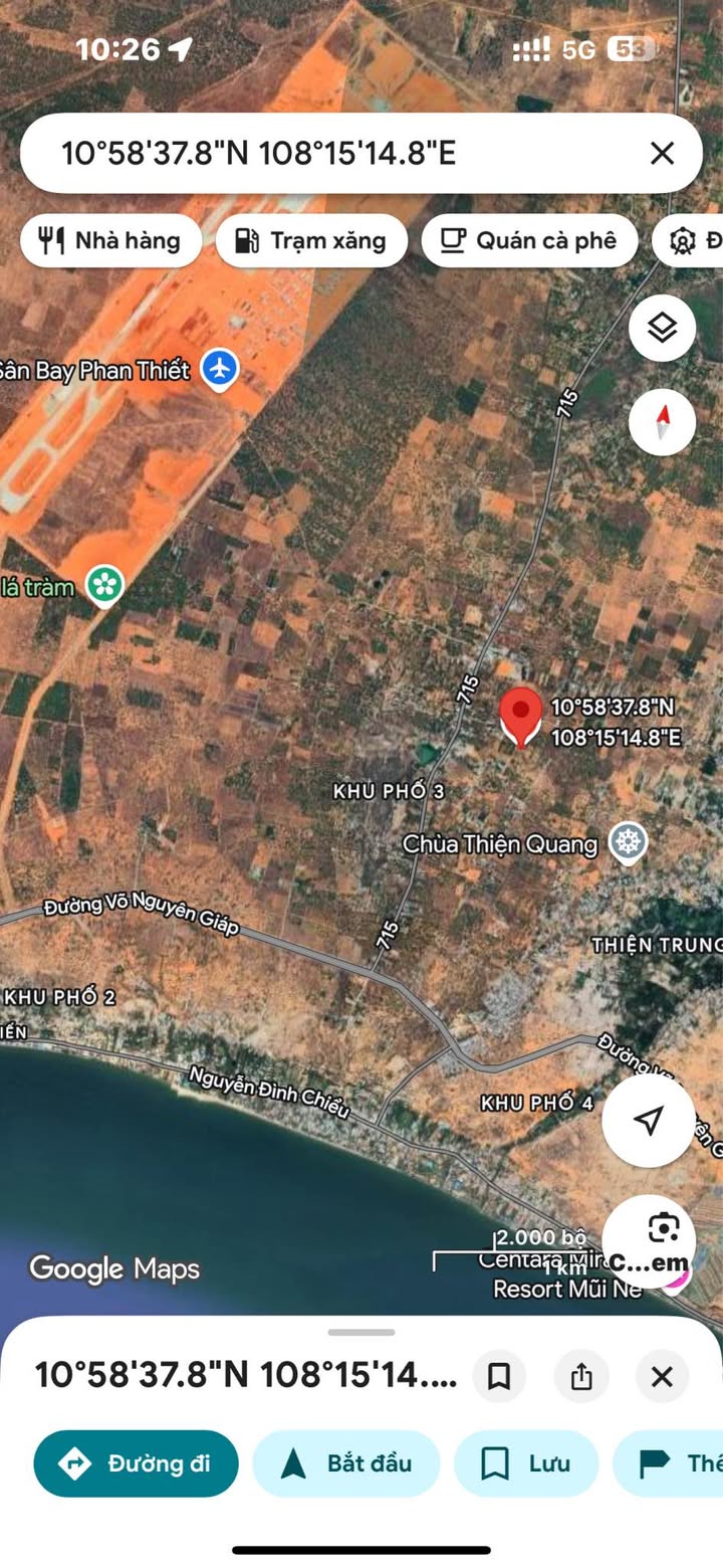 Đất nền Mũi Né, Phan Thiết 1908m² - Tiềm năng tăng giá vượt trội!