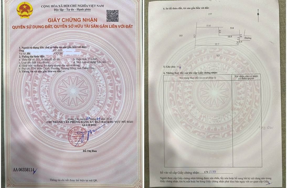 Bán đất 174m² Thôn Mão Trinh, Gia Lâm - Sổ hồng, full thổ cư, giá tốt