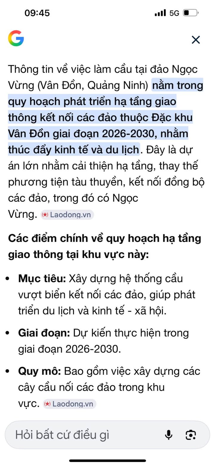 Đất nền Ngọc Vừng - Vân Đồn 1000m²: Cơ hội đầu tư đón đầu Đặc khu