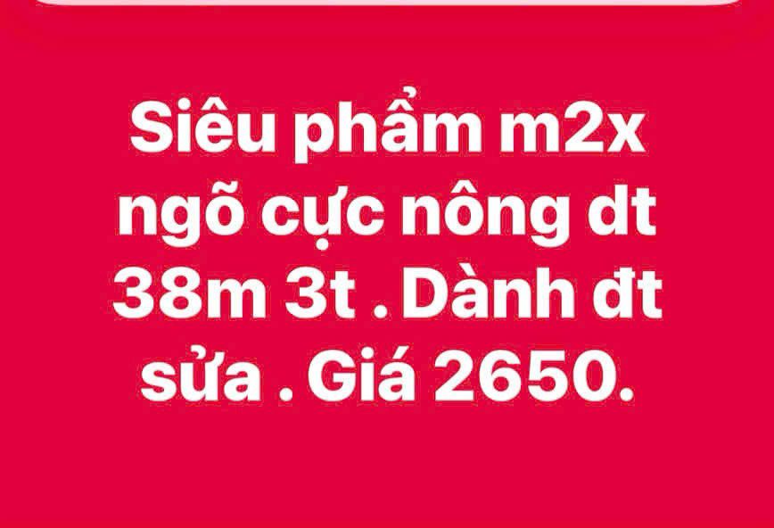 Nhà 38m² 3 tầng Phường Miếu Hai Xã, Lê Chân - Sẵn Sàng Xây Sửa