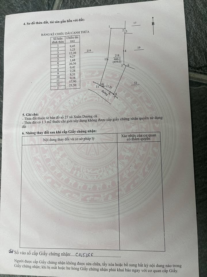 Đất nền Xã Xuân Tường, Thanh Chương 138m² - Sổ đỏ chính chủ!