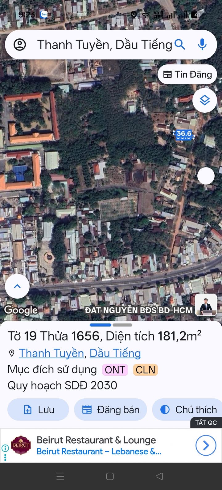 Đất nền Thanh Tuyền Dầu Tiếng 180m² - Sổ đỏ chính chủ