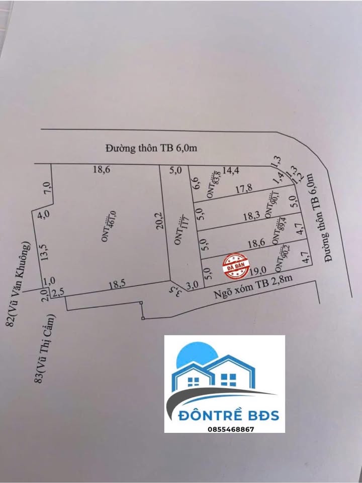 Đất nền Xuân Cát, Tiên Lãng, Hải Phòng - 90m² - Giá từ 2 tỷ