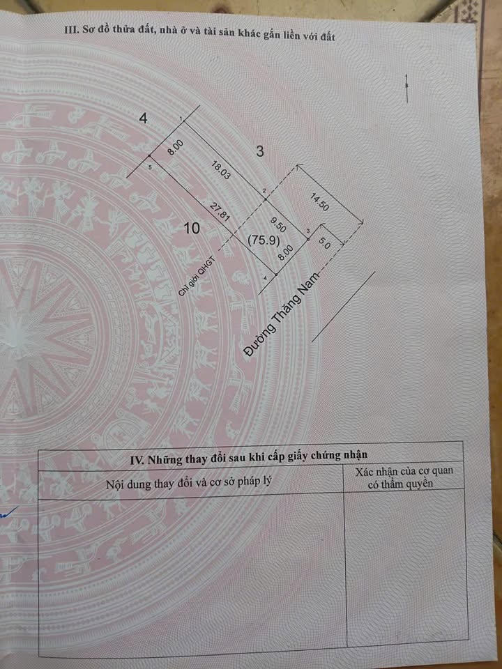 Đất nền Thăng Dương, Hà Tĩnh - 144m² - Sổ đỏ sẵn sàng giao dịch