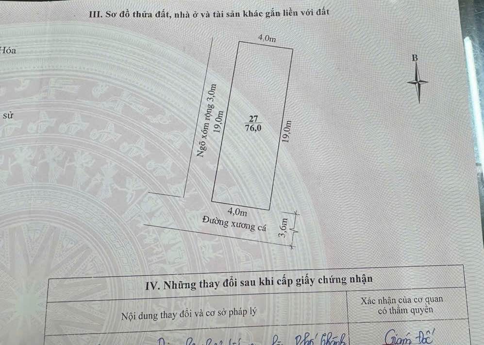 Đất nền Đông Vệ 76m² Đường Trịnh Kiểm - Ô tô vào tận nơi