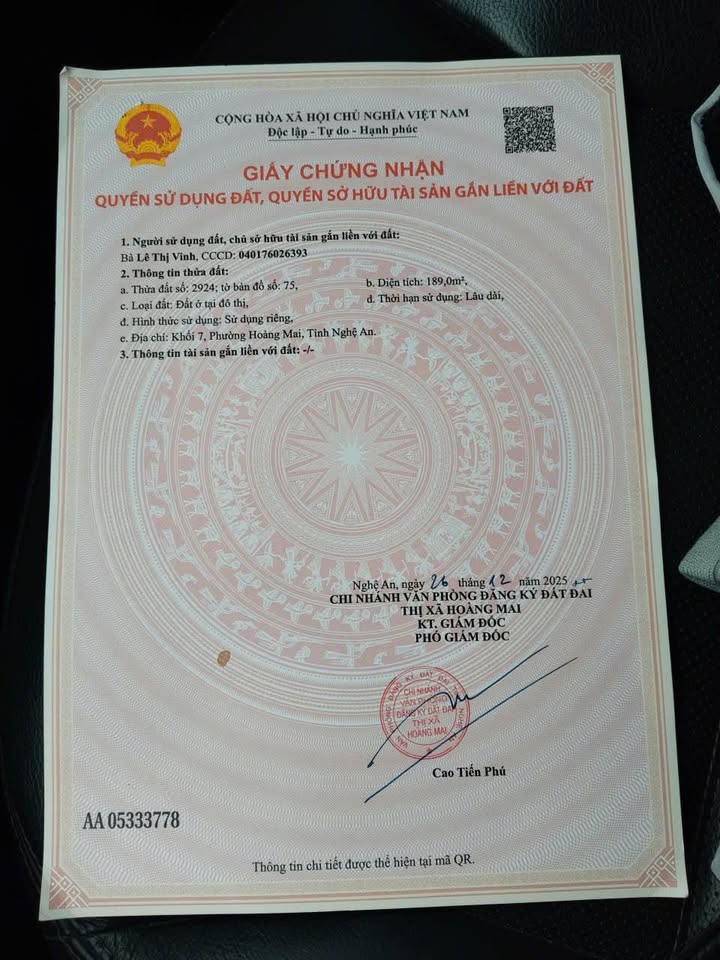 Đất Tái Định Cư Hoàng Mai - 189m² Kinh Doanh, Đầu Tư Sinh Lời