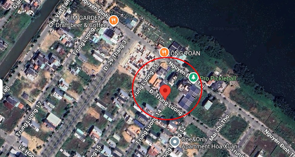 Đất nền Trung Lương 8 Hòa Xuân 250m² - Sổ đỏ chính chủ