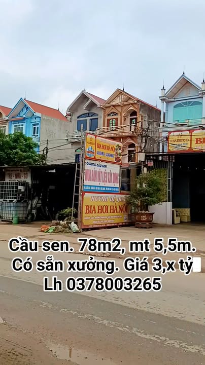 Bán Xưởng 78m² QL37 Việt Yên - Kinh Doanh Sầm Uất, Giá 3.x Tỷ