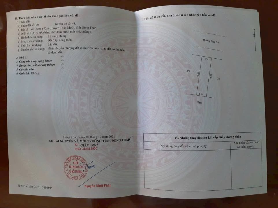 Đất nền Trường Xuân 81m² 7xx triệu - Sổ đỏ chính chủ