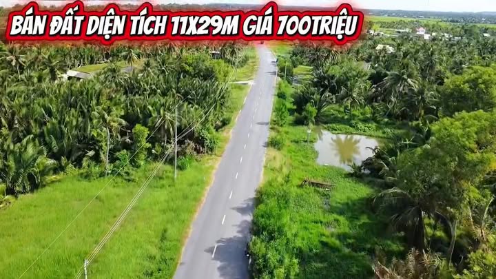 Đất nền Hòa Thuận Trà Vinh 286m² - Đường to ô tô, tiềm năng tăng giá!