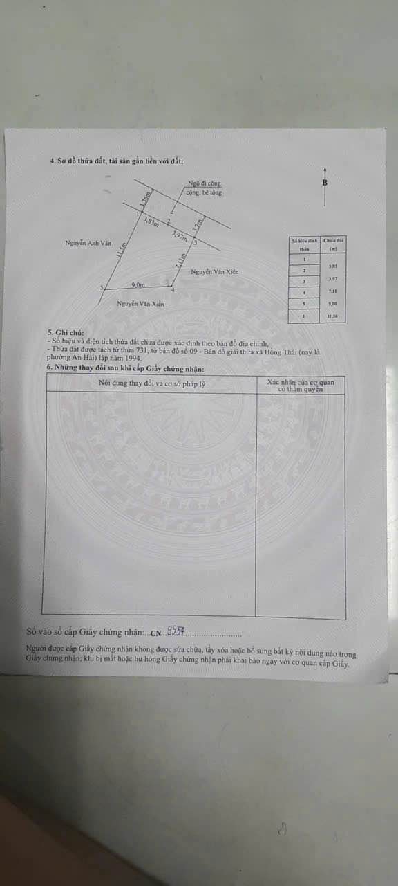 Bán đất Kiều Trung, Hồng Thái, Hải Phòng - 72m² - 1.15 tỷ