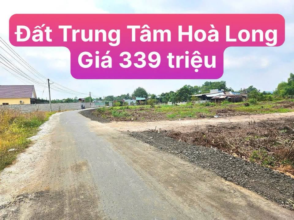 Bán Đất Nền Hoà Long, Bà Rịa - 170m², Giá 339 Triệu - Sổ Đồng Sở Hữu