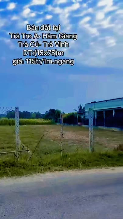 Đất nền Trà Cú, Trà Vinh 1125m² - Tiềm năng tăng giá vượt trội!