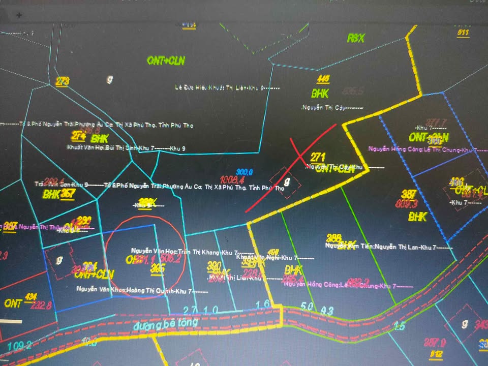 Đất nền Phú Thọ 1850m² giá 1 tỷ - Sổ đỏ sẵn, đầu tư sinh lời!
