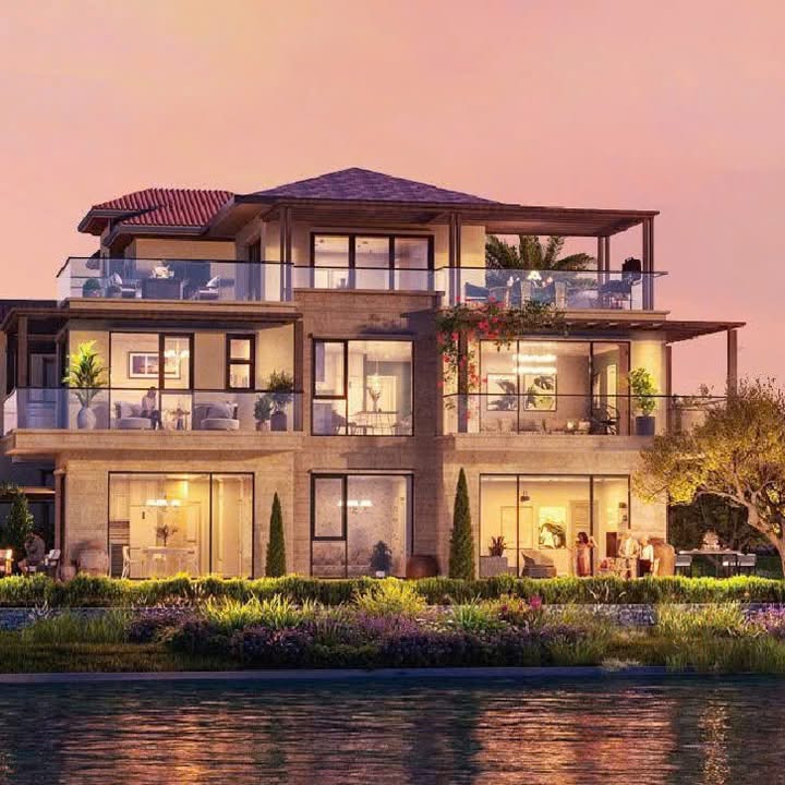 Townhouse The Pearl Waterpoint Bến Lức 256m² 13 tỷ - Ô tô vào tận nhà