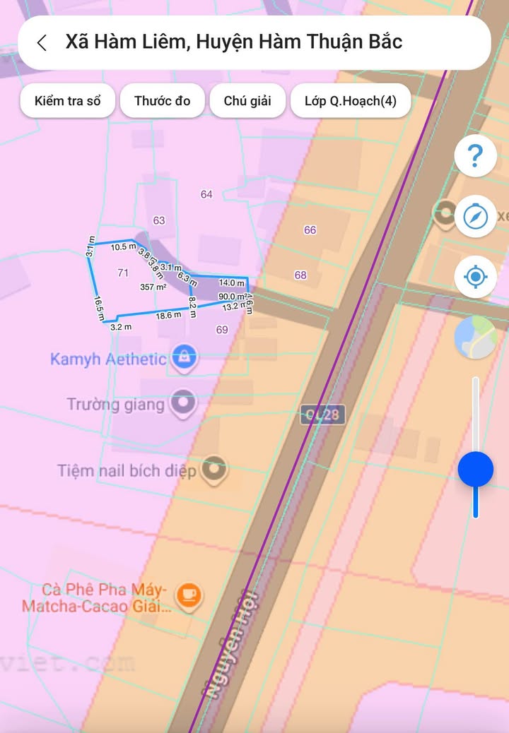 Đất nền QL28 Hàm Liêm 450m² - Tiềm năng tăng giá vượt trội!