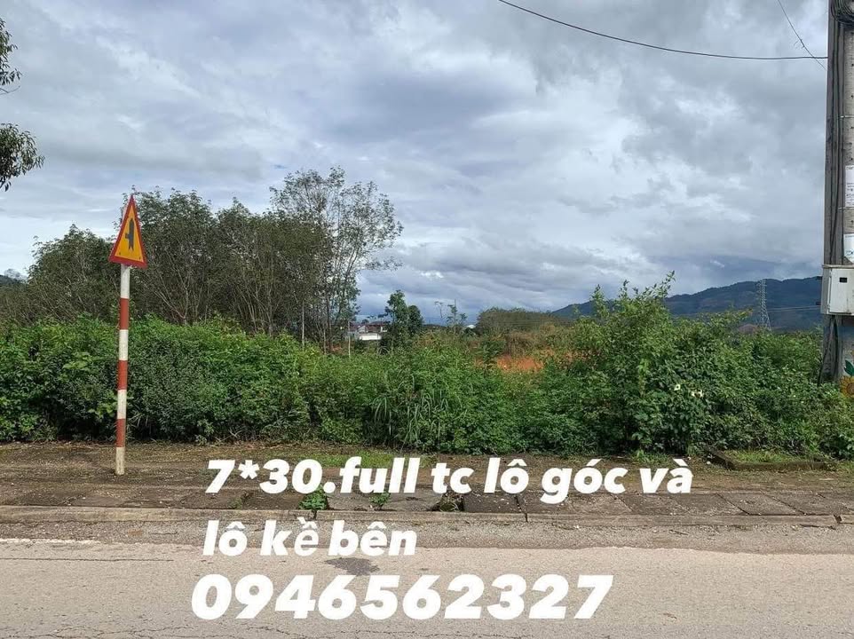 Đất nền Đăk Hà 210m² - Lô góc 2 mặt tiền, pháp lý rõ ràng!