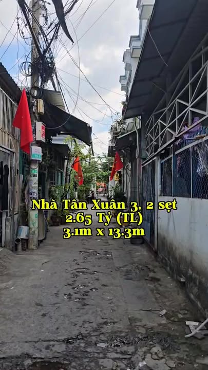 Bán nhà Hóc Môn đường Tân Xuân 3 40m² giá 2.65 tỷ - Vị trí đẹp