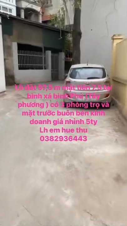 Đất nền Thạch Thất 97.5m² giá 5 tỷ - Đầu tư sinh lời ngay!